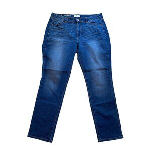 Sonoma Curvy Straight Fit Jeans Women's Plus Size 16 Denim Cotton Medium Wash